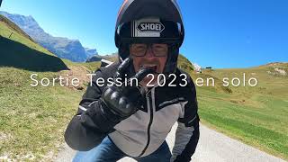 Sortie Tessin 2023 en solo en Multistrada V4 Pikes Peak [upl. by Sivraj337]