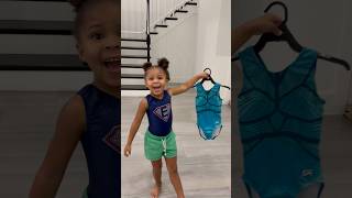 Mom surprises daughter with a new gymnastics outfit shorts [upl. by Rikahs]