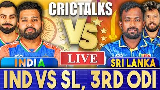 Live IND Vs SL 3rd ODI Colombo  Live Scores amp Commentary  India vs Sri Lanka  Last 9 Over [upl. by Atinaj]