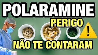 POLARAMINE O QUE NÃO TE CONTARAM SOBRE ESSE REMÉDIO [upl. by Eet]