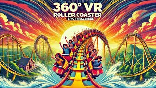 Best 360° VR Roller Coaster Epic Drops amp Stunning Views [upl. by Darby]