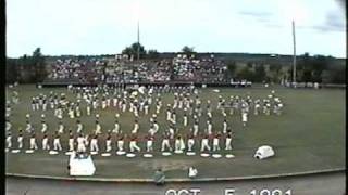 1991 Sumter High School Marching Band at Hartsville [upl. by Alcine699]