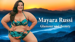 Mayara Russi Brazilian Plus Size Model Biography  Body Measurements Lifestyle  Curvy Model [upl. by Nileuqcaj]