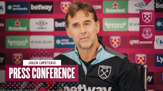 quotWe Need to Put Our Head Down and Work Hardquot  Julen Lopetegui Press Conference  West Ham v Everton [upl. by Attenod]