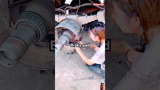 Brake pads repair process mechanic [upl. by Auof816]