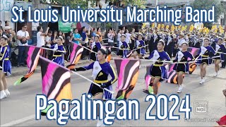 St Louis University Marching Band  Polo Valenzuela Fiesta  Pagalingan 2024 [upl. by Trebliw295]