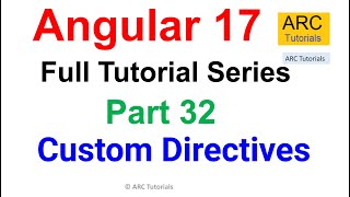 Angular 17 Tutorial 32  Custom Directives Tutorial  Angular 17 Tutorial For Beginners [upl. by Teodorico]