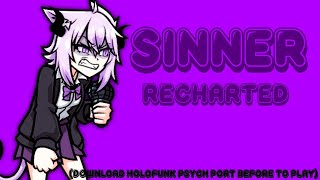 Hololive Funkin Psych Port  Sinner but I made a chart for it [upl. by Riada]