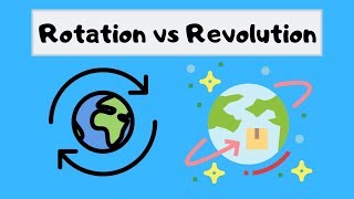 Difference between rotation and revolution [upl. by Janene]