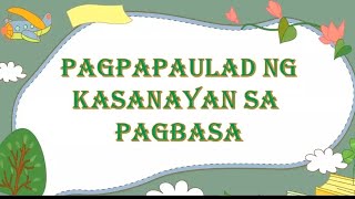 Pagpapaunlad ng kasanayan sa pagbasa grade 12 [upl. by Viehmann]