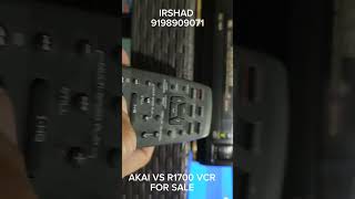 AKAI VS R1700 VCR FOR SALE 2024  IRSHAD VCR 9198909071  shorts [upl. by Terryl]