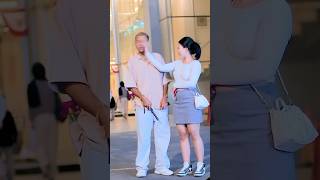 Conquer a pretty girl with just his smile 4 short viralvideo prank laugh girl funny comedy [upl. by Yecrad]