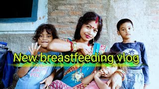 feeding baby mother milk vlog [upl. by Sholeen]