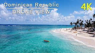 Dominican Republic Drone Video Punta Cana Saona island Bounty beach [upl. by Niamrahc250]