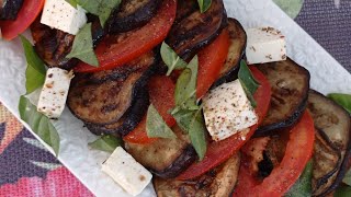 🍆eggplant saladsalade dauberginesShorts [upl. by Leirbaj]