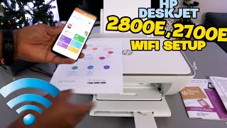 How to Do Setup and Connect HP Deskjet To WIFI [upl. by Ennahtebazile884]