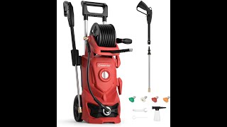 Eastvolt Electric Pressure Washer 2175PSI 2 4GPM Power Washer Machine 1800W High Pressure Cleaner [upl. by Bysshe579]