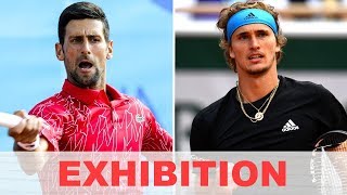 Novak Djokovic vs Alexander Zverev EXHIBITION 2020 [upl. by Melloney]