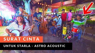 SURAT CINTA UNTUK STARLA  Main Drumnya Asik bgt Mirip Lagu Aslinya ASTRO ACOUSTIC Pengamen Jogja [upl. by Hepsoj]