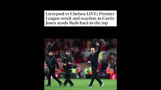 Liverpool vs Chelsea LIVE Premier League result amp reaction as Curtis Jones sends Reds back to top [upl. by Leunamesoj]