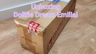 Unboxing Dollfie Dream Emilia from the Anime Re Zero [upl. by Ennayd]