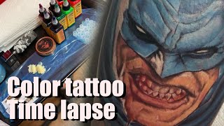 Batman Tattoo Time lapse [upl. by Zia]