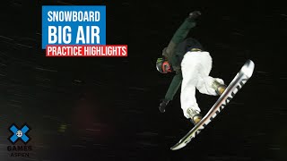 Snowboard Big Air Practice Highlights  X Games Aspen 2023 [upl. by Haneeja585]