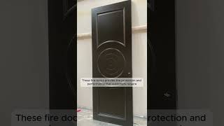 Yohome en fd45 wooden fire door shorts doors interiordesign firedoor youtube home [upl. by Irab]