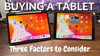 Three Factors to Consider Before Buying a Tablet [upl. by Nofpets707]