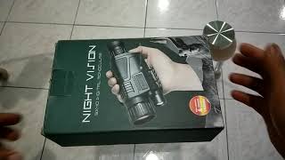 Night vision monocular view  5 X 40 Digital Monocular [upl. by Ardnassela356]