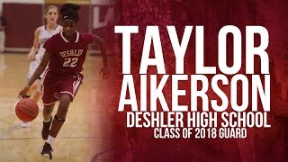 Taylor Aikerson Class of 2018 Guard Deshler High School [upl. by Alverta]