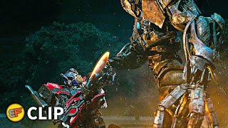 Autobots vs Terrorcons  Museum Battle  Transformers Rise of the Beasts 2023 Movie Clip HD 4K [upl. by Nolubez]