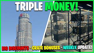 TRIPLE MONEY DISCOUNTS amp LIMITEDTIME CONTENT GTA ONLINE WEEKLY UPDATE [upl. by Riggall]