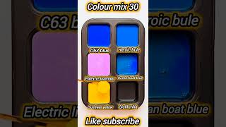 Colour mix 30colorfulmixing colourmixingtutorials satisfying kirit [upl. by Hofstetter254]