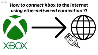 How to connect your XBOX to the internet using ETHERNET WIRED connection  XBOX ONE XS [upl. by Llirrem]