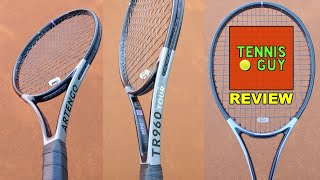 Best Budget Tennis Racket For Advanced Players 🎾 ARTENGO TR960 CONTROL TOUR 16X19 Review [upl. by Wolfie]