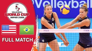 USA 🆚 Brazil  Full Match  Women’s Volleyball World Cup 2019 [upl. by London664]