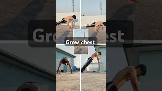 Chest workout home 🔥 shorts workout motivation [upl. by Adon66]