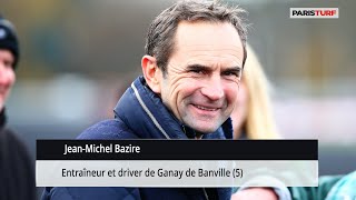 JeanMichel Bazire entraîneur et driver de Ganay de Banville Dimanche 25 février à Vincennes [upl. by Hammock]