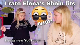 Rating Elenas Shein fits And Elenas new YouTube channel [upl. by Eladnar]