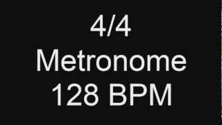 Metronome 128 BPM 44 beat [upl. by Gala]