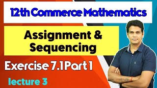 Assignment Problem Exercise 71 Part 1 Lecture 3  Assignment amp Sequencing  VSM Academy  MV Sir [upl. by Esoranna]