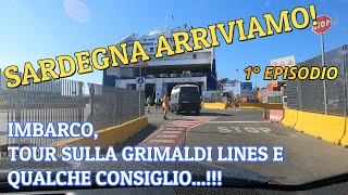 🇮🇹1°EPISODIOSARDEGNA ARRIVIAMOINIZIA LA VACANZAE IL TRAGHETTO [upl. by Kilby501]