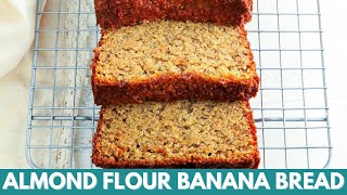 How to Make Almond Flour Banana Bread [upl. by Kcirdled618]