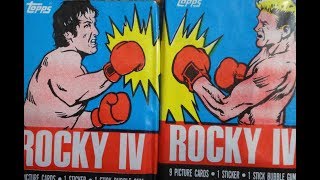 Whats Inside  Rocky IV Movie Photo Cards 1985 Topps [upl. by Spielman]