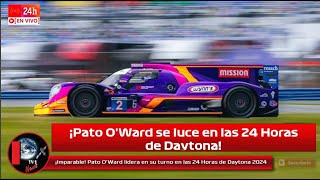 ¡Imparable Pato OWard lidera en su turno en las 24 Horas de Daytona 2024 [upl. by Elicec136]