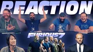 Furious 7  Movie REACTION [upl. by Betti]