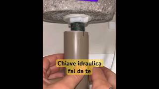 Chiave tubolare per dado idraulico diy faidate idraulico idraulica [upl. by Naehgem]