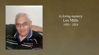 The Funeral Service of Mr Les Mills [upl. by Wolram937]