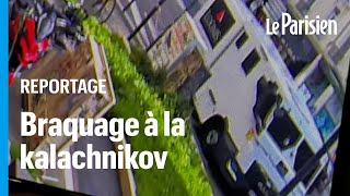 « Jai tout laissé dans la voiture »  les braqueurs dun camion blindé sèment la panique à Grenoble [upl. by Lessig]